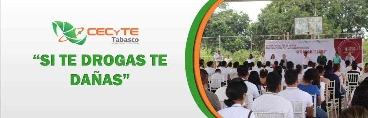 CECyTE Tabasco lanza campaña contra las adicciones                                    